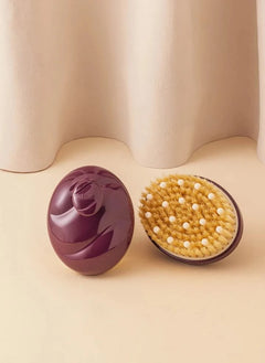 La Bonne Brosse - Talm Körperbürste x La Bonne Brosse Nr. 02 - Für normale Haut | Aubergine