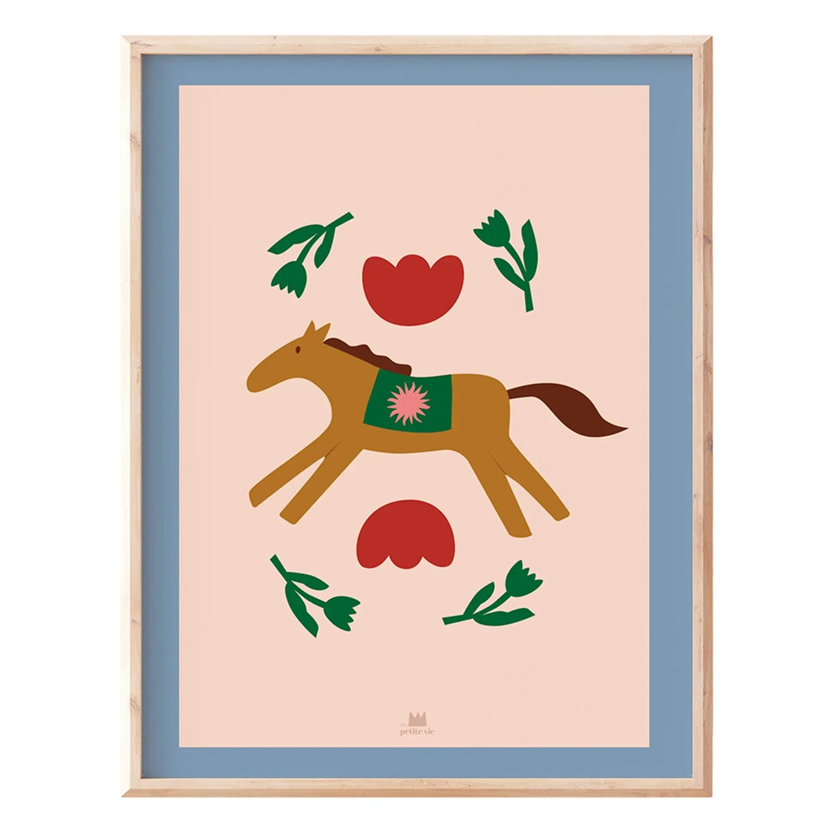 Ma petite vie - Cheval Nomade Poster | Beige