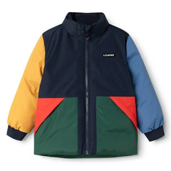 Liewood - Bran Colorblock Jacke aus recycelten Fasern | Dunkelblau
