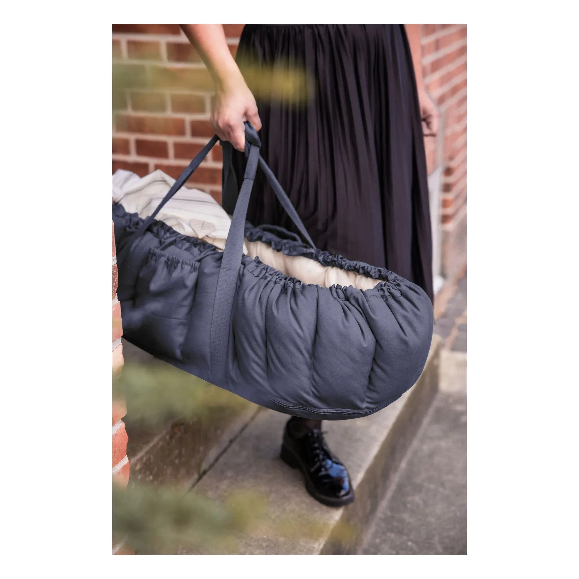 Sebra - 3-in-1 Baby-Pucktuch | Blau