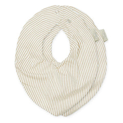 Cam Cam - Gestreifte Halstuchlätzchen - 2er-Set | Camel