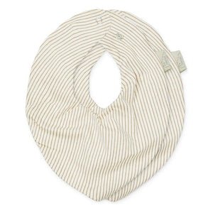 Cam Cam - Gestreifte Halstuchlätzchen - 2er-Set | Camel