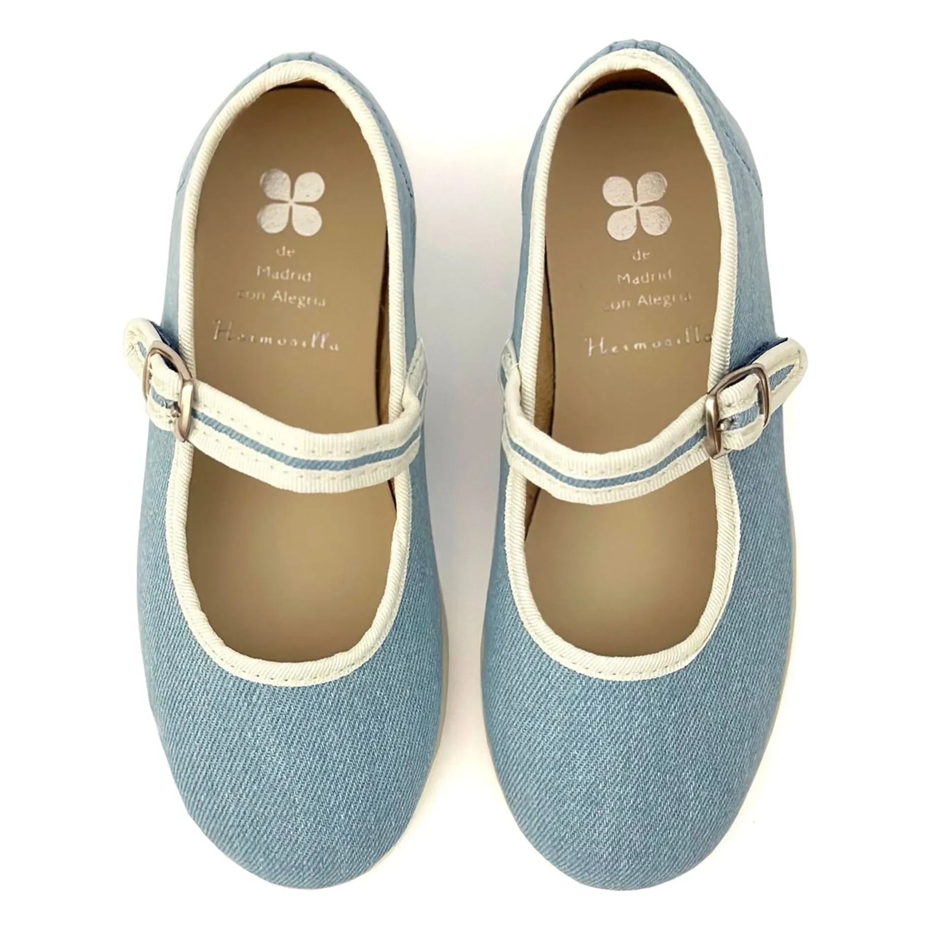 Hermosilla - Ballerina Hirondelle Denim | Denimblau