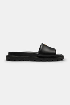 Coach Brynn Leather Slide Sandal Kadın Deri Düz Taban Terlik