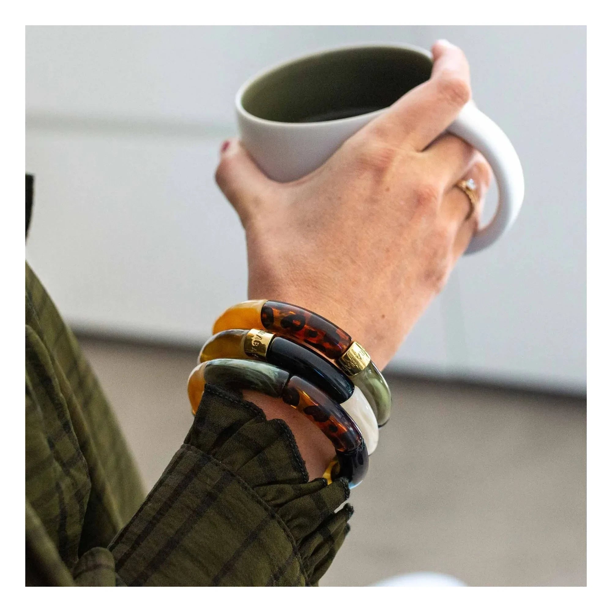 Parabaya - Gato Do Mato 3 Armband | Braun