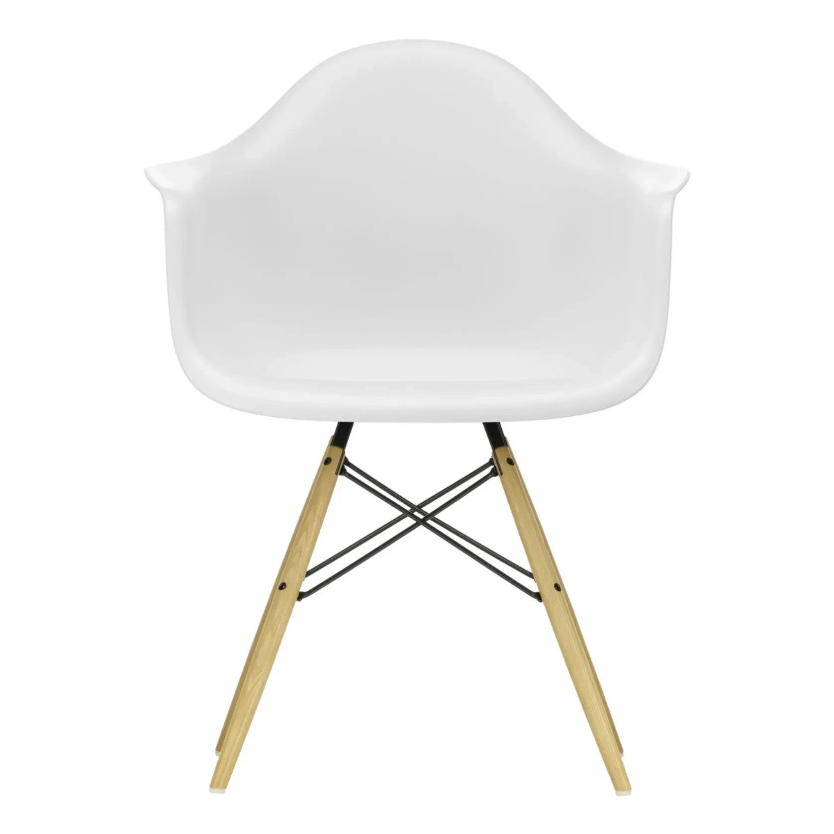 Vitra - DAW Stuhl - Ahornuntergestell - Charles & Ray Eames | Weiß