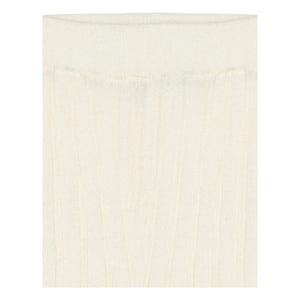 FUB - Leggings aus Bio-Baumwolle, Feinstrick, gerippt | Ecru