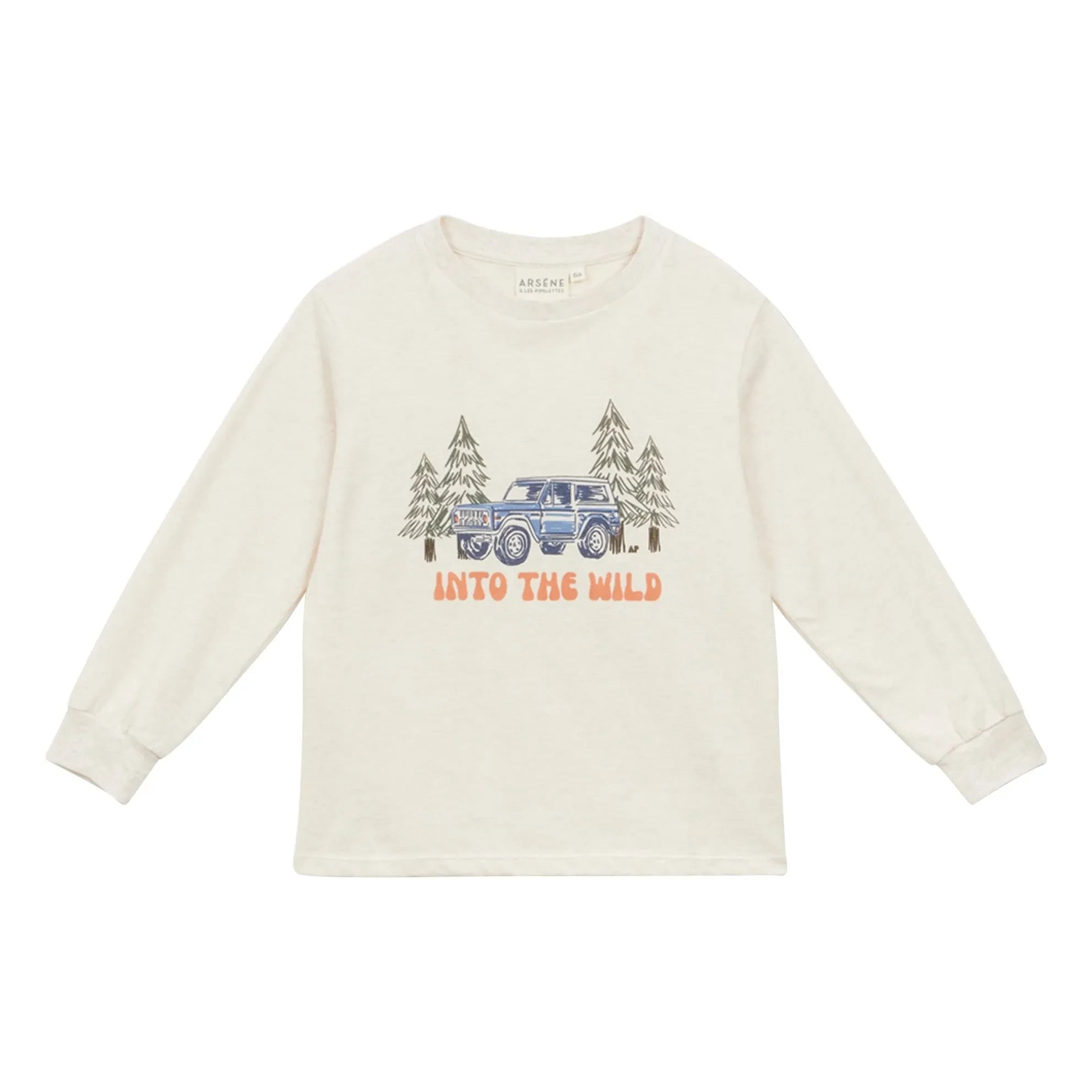 Arsène et Les Pipelettes - Garris T-Shirt aus Bio-Baumwolle | Sand