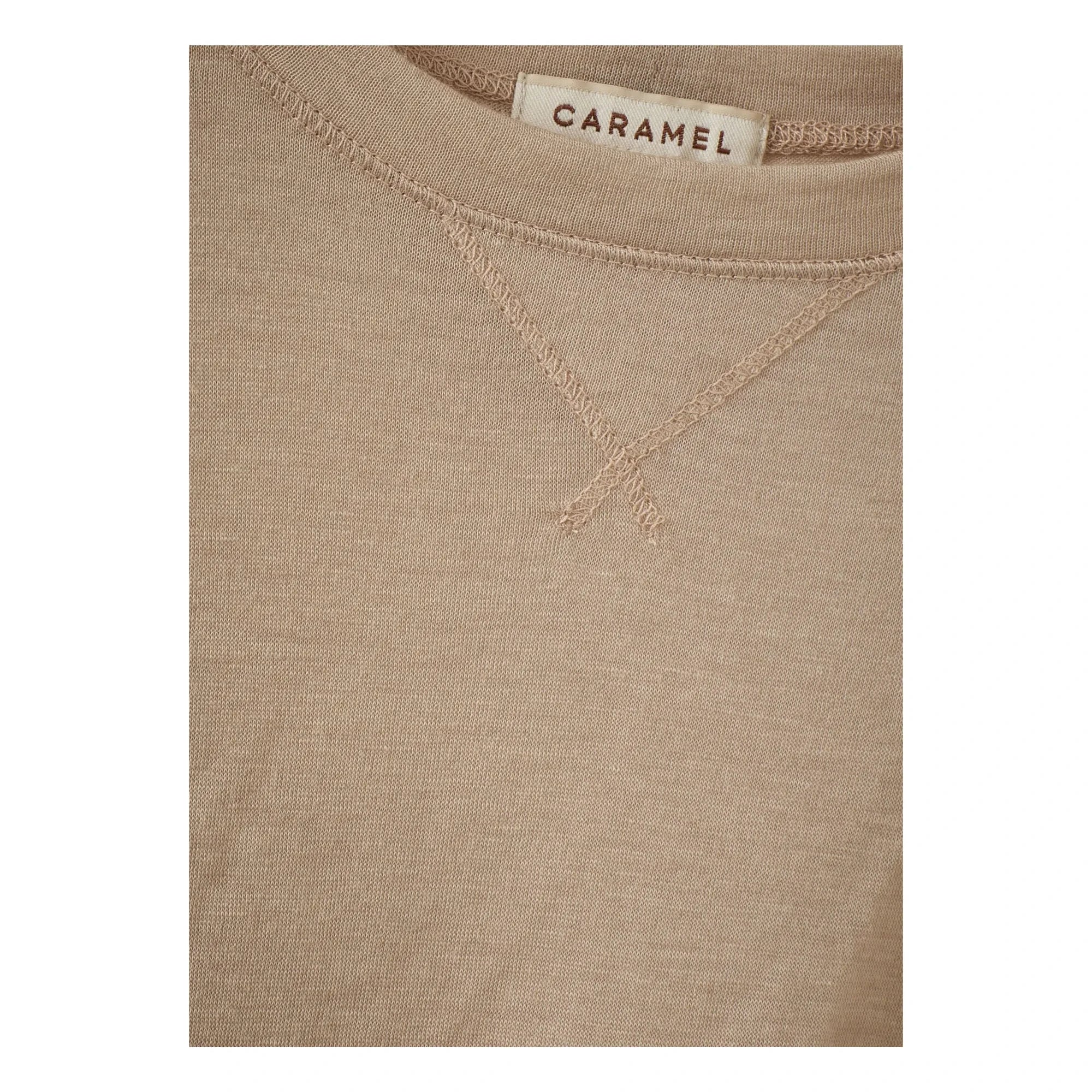 Karamell – Kezar Tencel T-Shirt | Beige