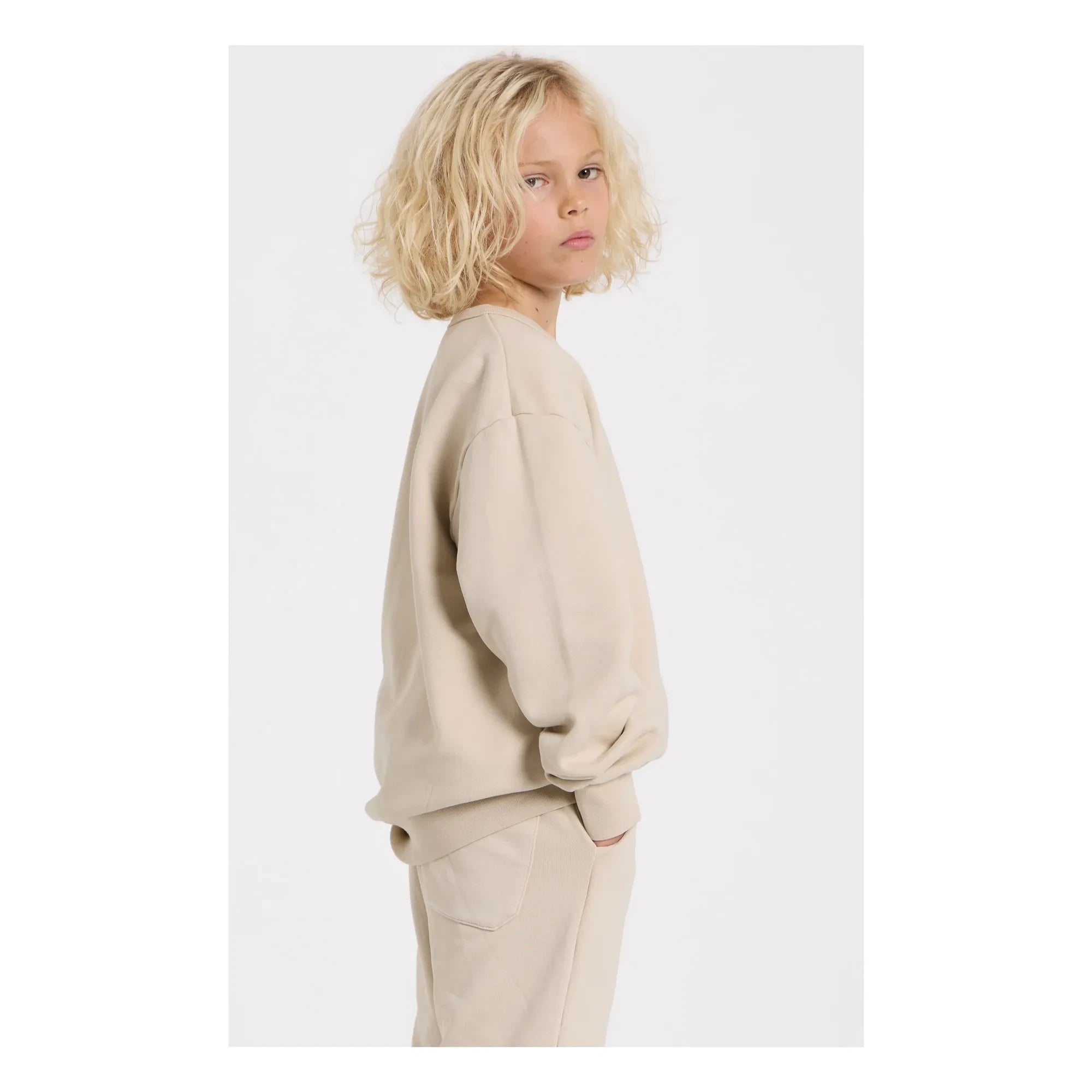 Hundred Pieces - Ryde Sweatshirt aus Bio-Baumwolle | Natur