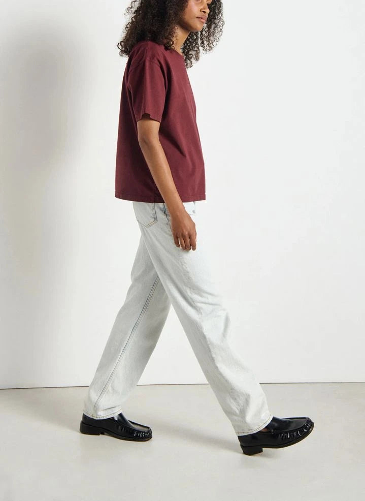 American Vintage - Fizvalley Baumwoll-T-Shirt | Bordeaux