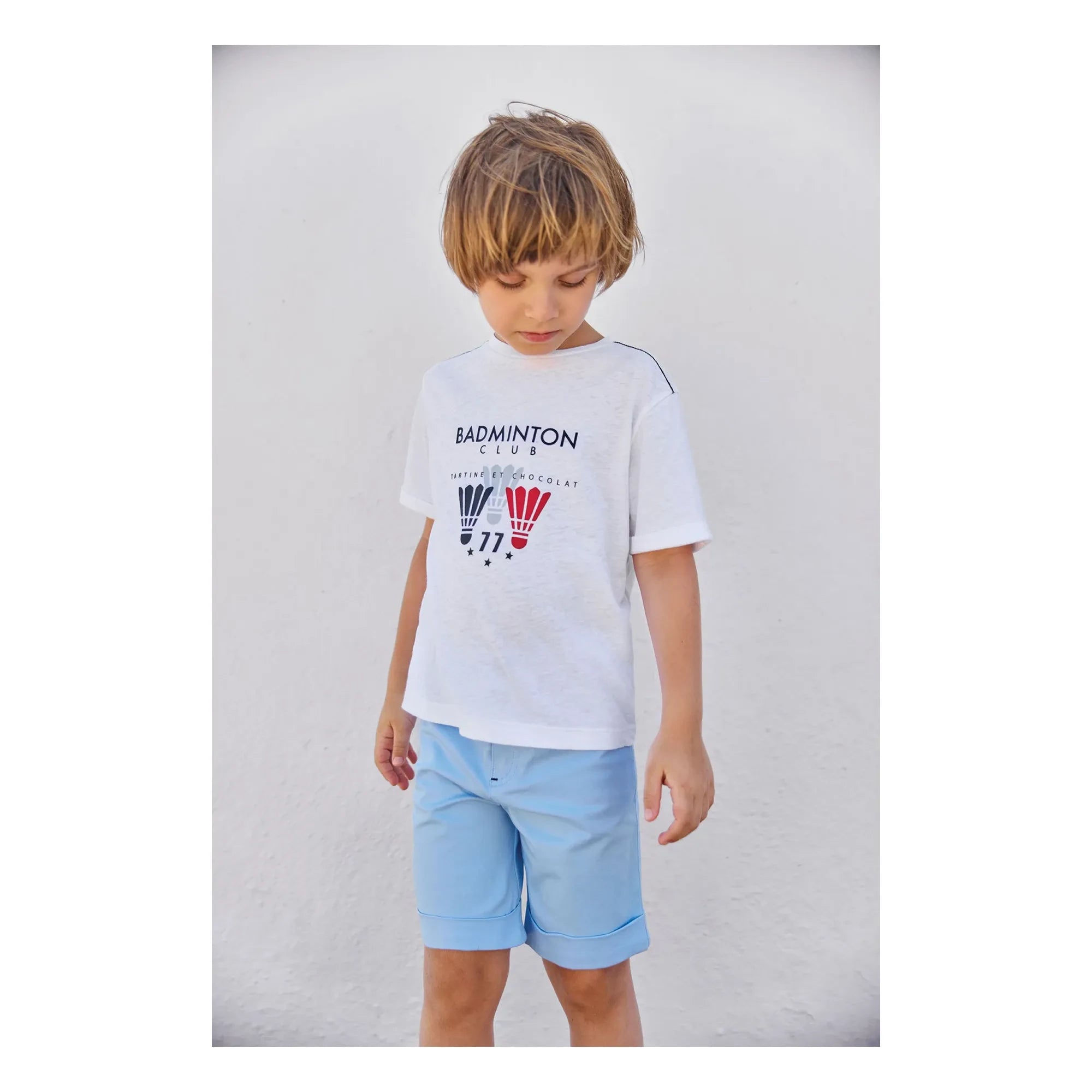 Tartine et Chocolat - Badminton Club T-Shirt | Weiß