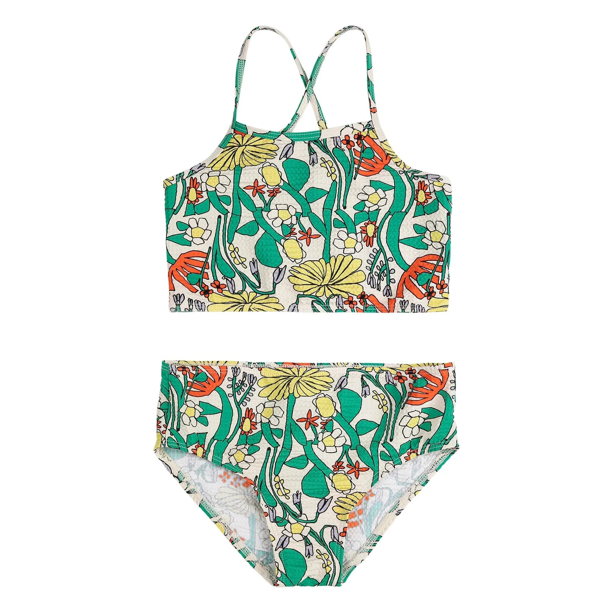 Bobo Choses - Blumenmuster Recycelte Fasern | Ecru