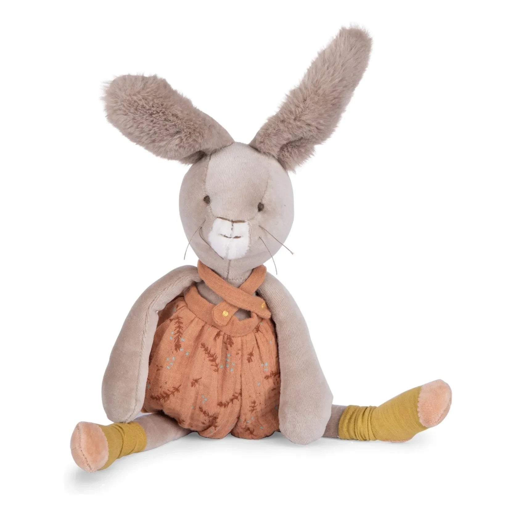 Moulin Roty - Kuscheltuch Hase Schlamm - Three little rabbits
