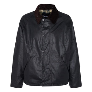 Barbour - Transport Wax Bone Jacke | Schwarz