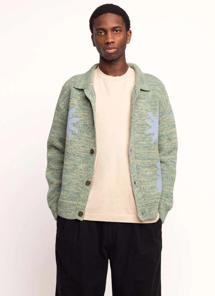 Olow - Kalama Strickjacke | Heather Grün