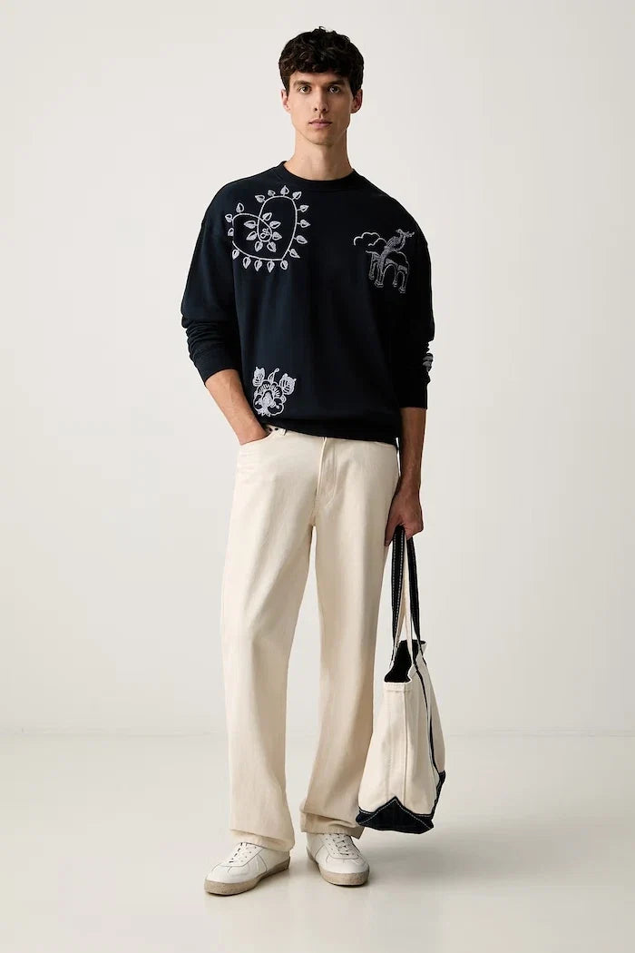 Scotch & Soda erkek pamuklu sweatshirt