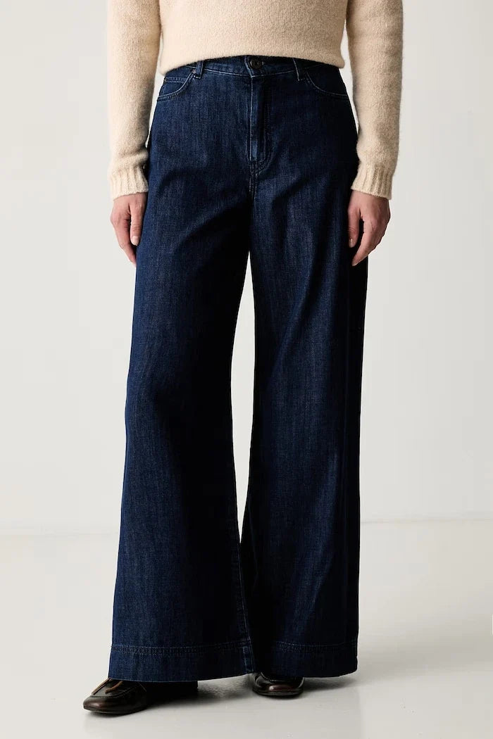 Weekend Max Mara wide leg kadın jean WKDVEGA
