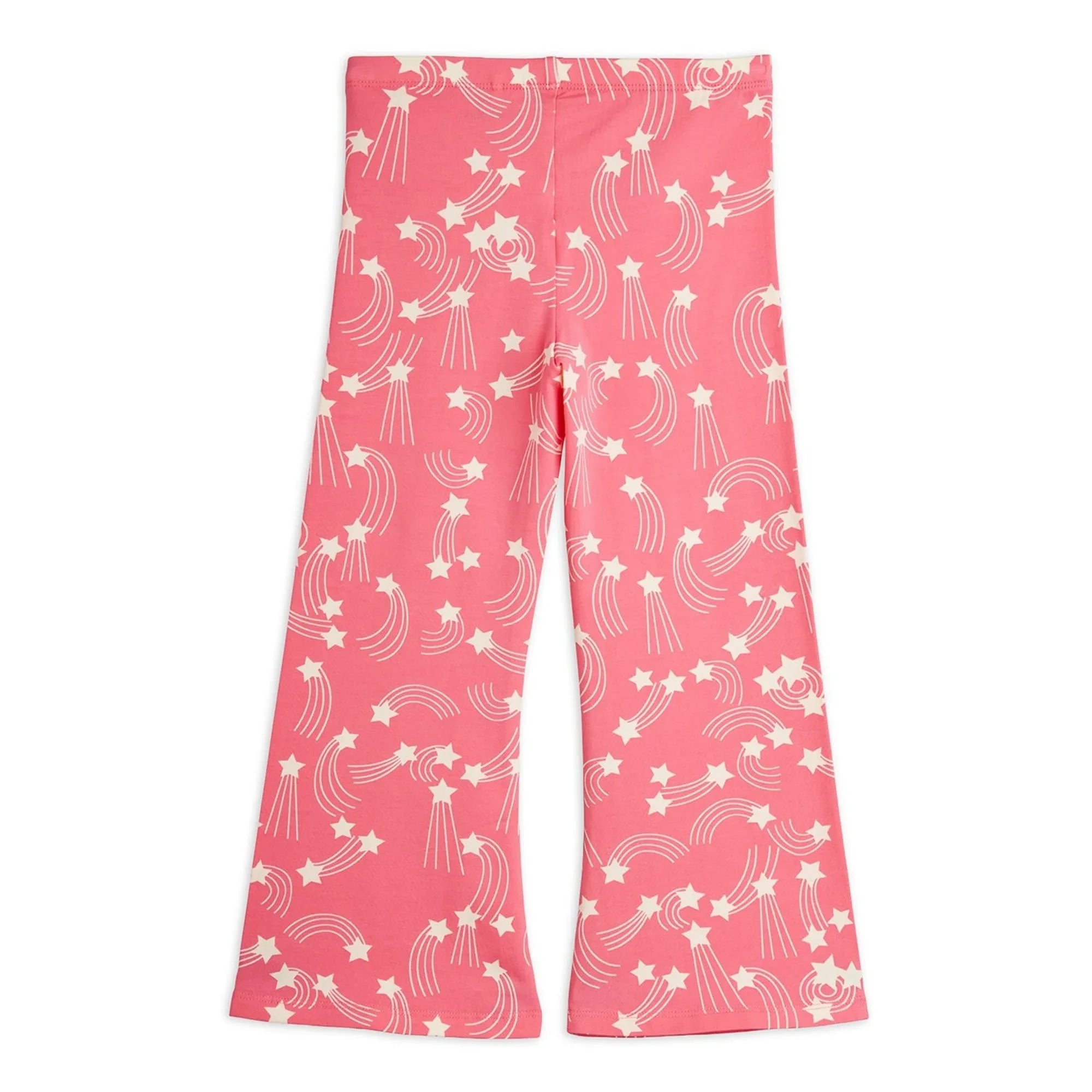 Mini Rodini – Schlaghose aus Bio-Baumwolle mit Sternenmuster | Pink