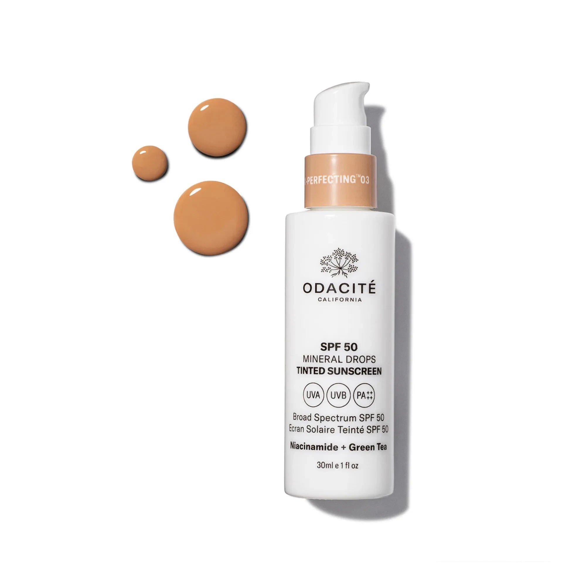 Odacité - Mineral Tropfenförmige Getönte Sonnencreme LSF 50 Flex-Perfecting™ - 30 ml | 03