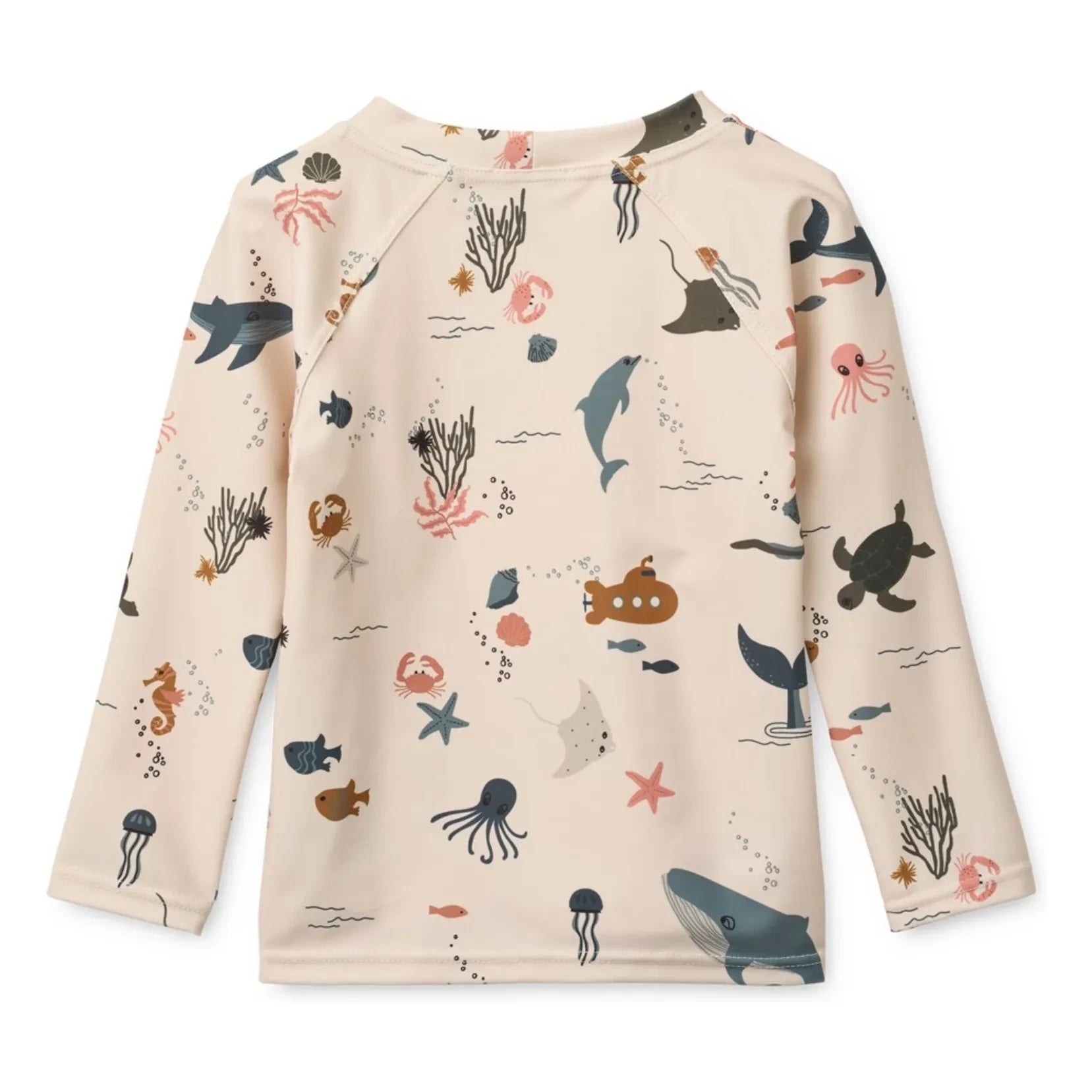Liewood - Noah Fish Anti-UV T-Shirt Recycelte Fasern | Beige