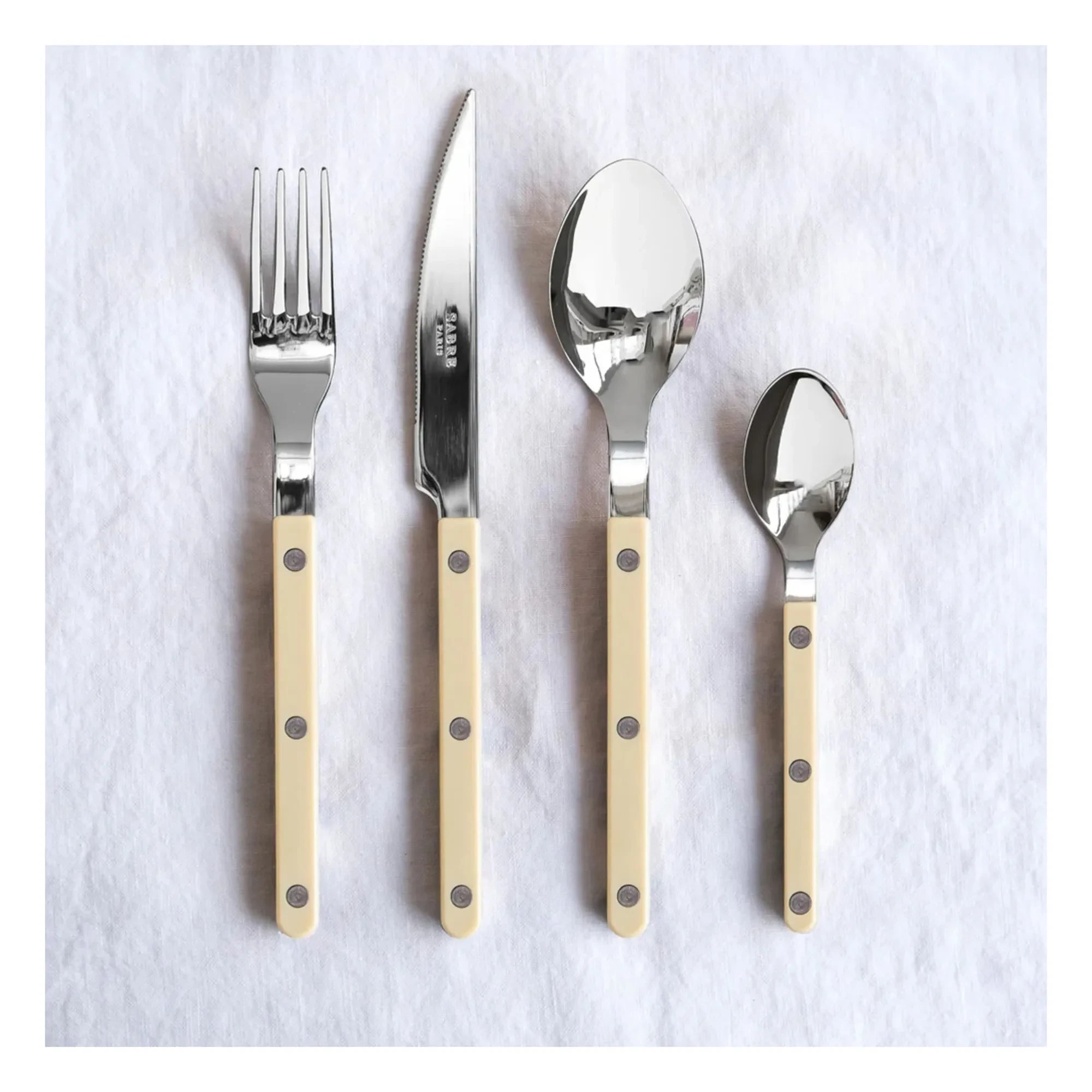 Sabre - Besteckset - 24-teilig | Elfenbein