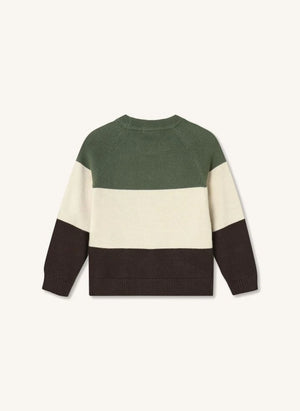 Fliink - Benna gestreifter Pullover | Ecru