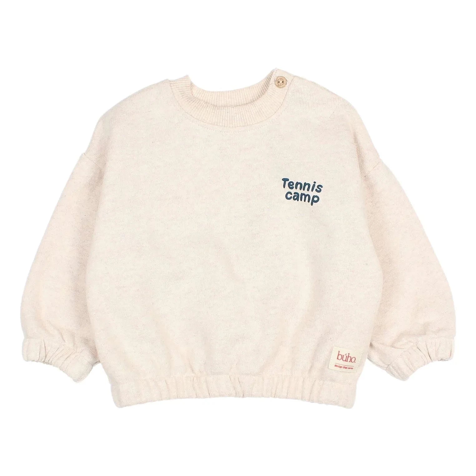 Búho - Bebek Sweat Tennis Kamp | Ekru