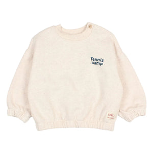 Búho - Bebek Sweat Tennis Kamp | Ekru