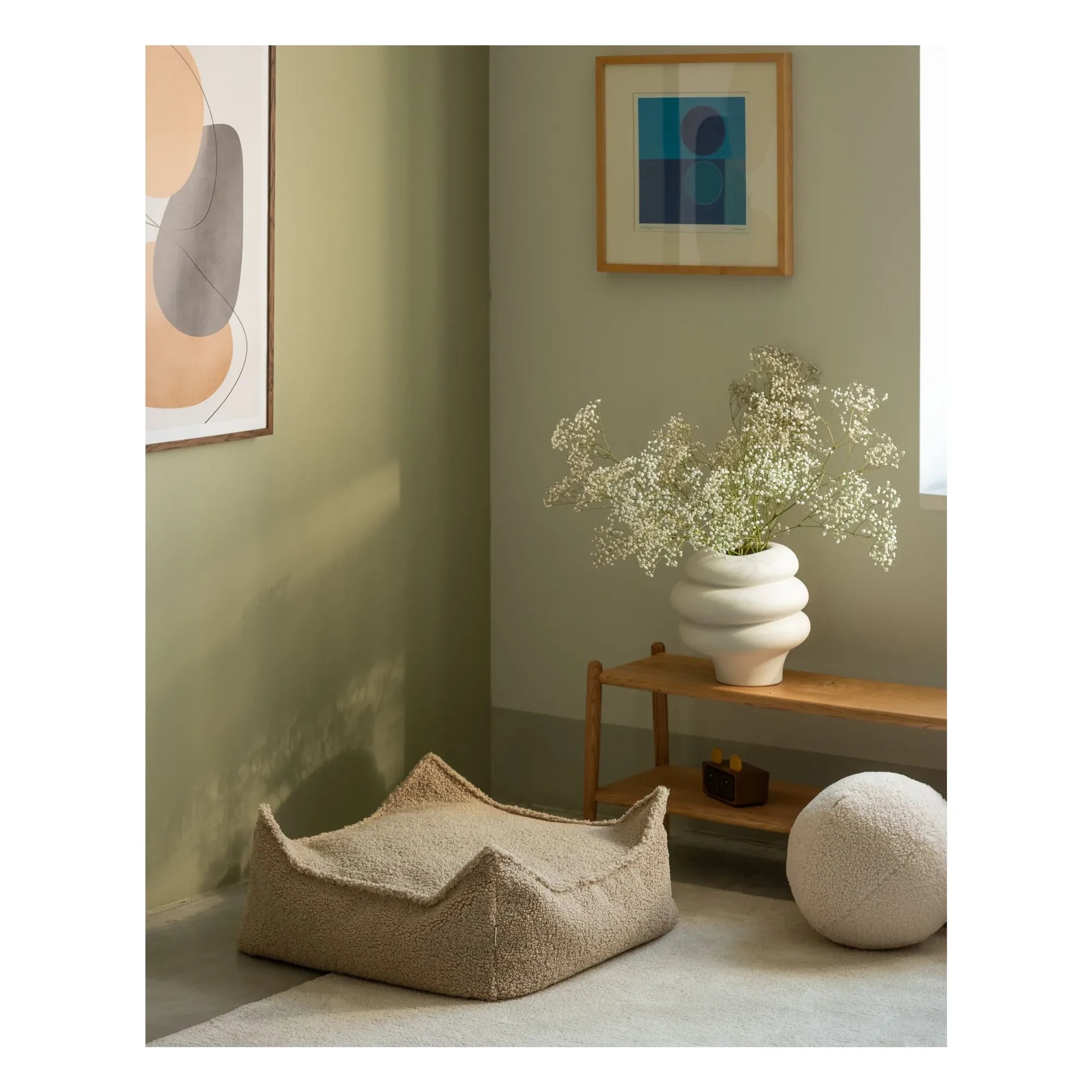Wigiwama – Teddy-Sitzsack | Beige