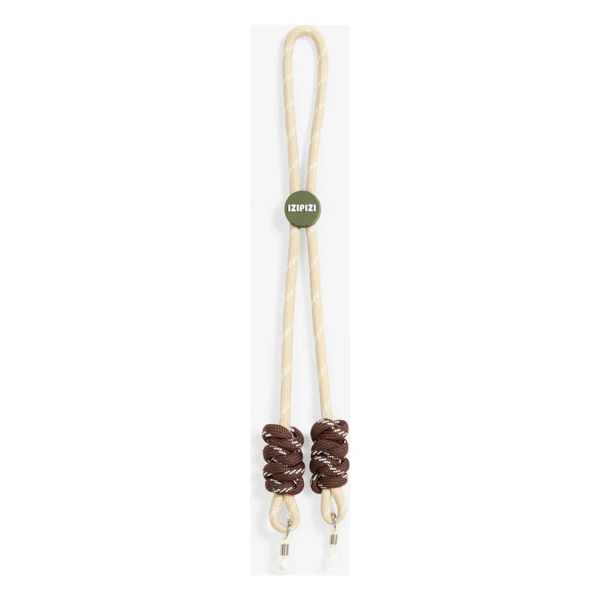 IZIPIZI - Brillenband mit Clip-Detail | Beige