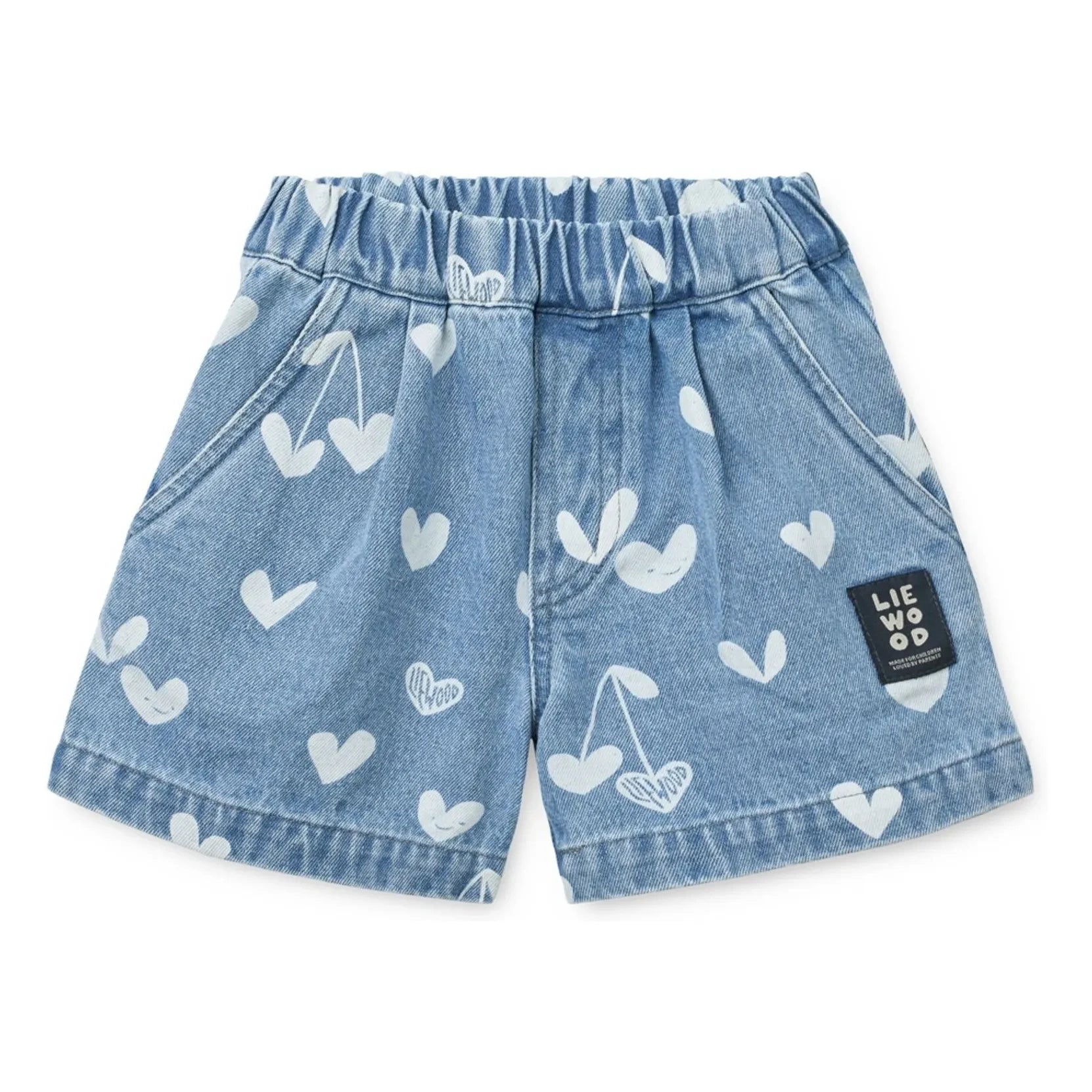 Liewood - Borrisa Jeans-Shorts Herzen | Blau