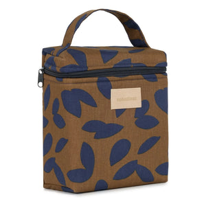 Nobodinoz - Hyde Park Blauer Blätter Thermo-Lunchbeutel | Blau