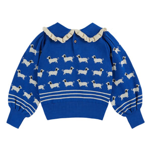 Emile et Ida – Königlicher blauer Hundepullover