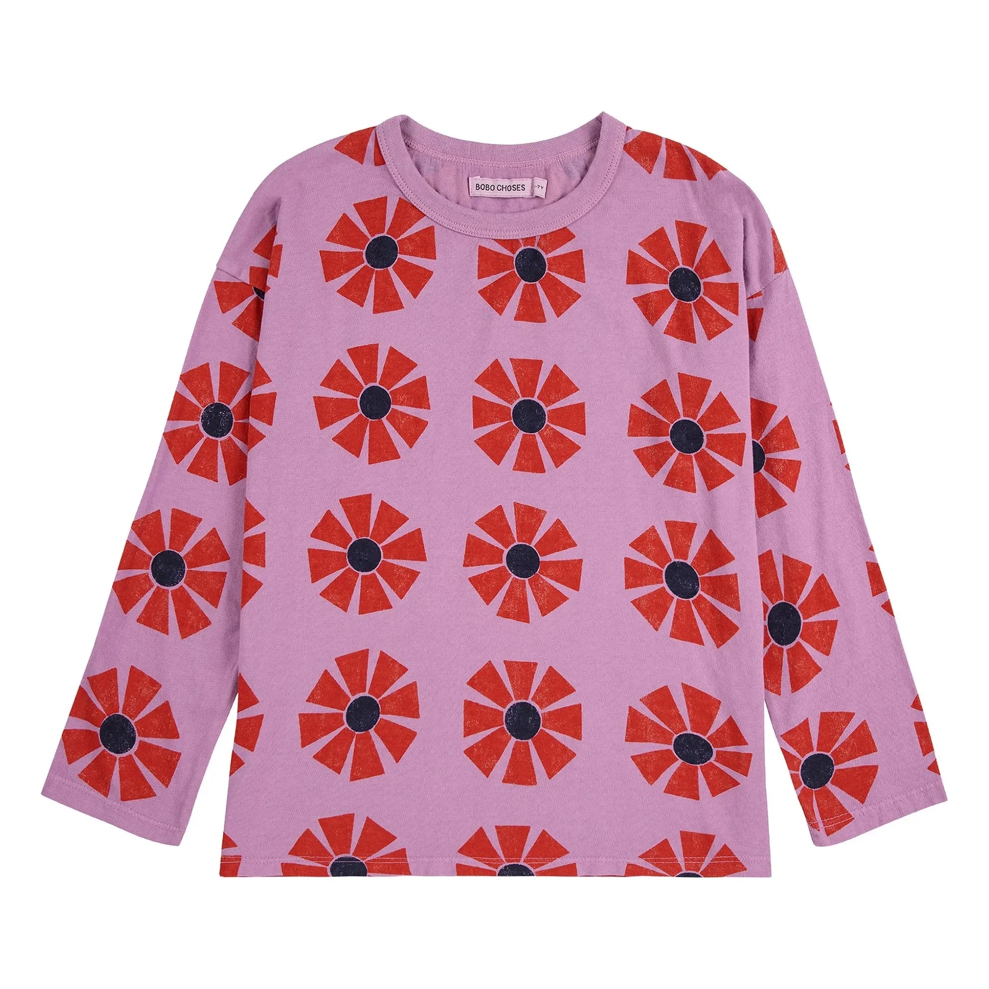 Bobo Choses - Kaleidoscope organik pamuklu T-shirt | Lila