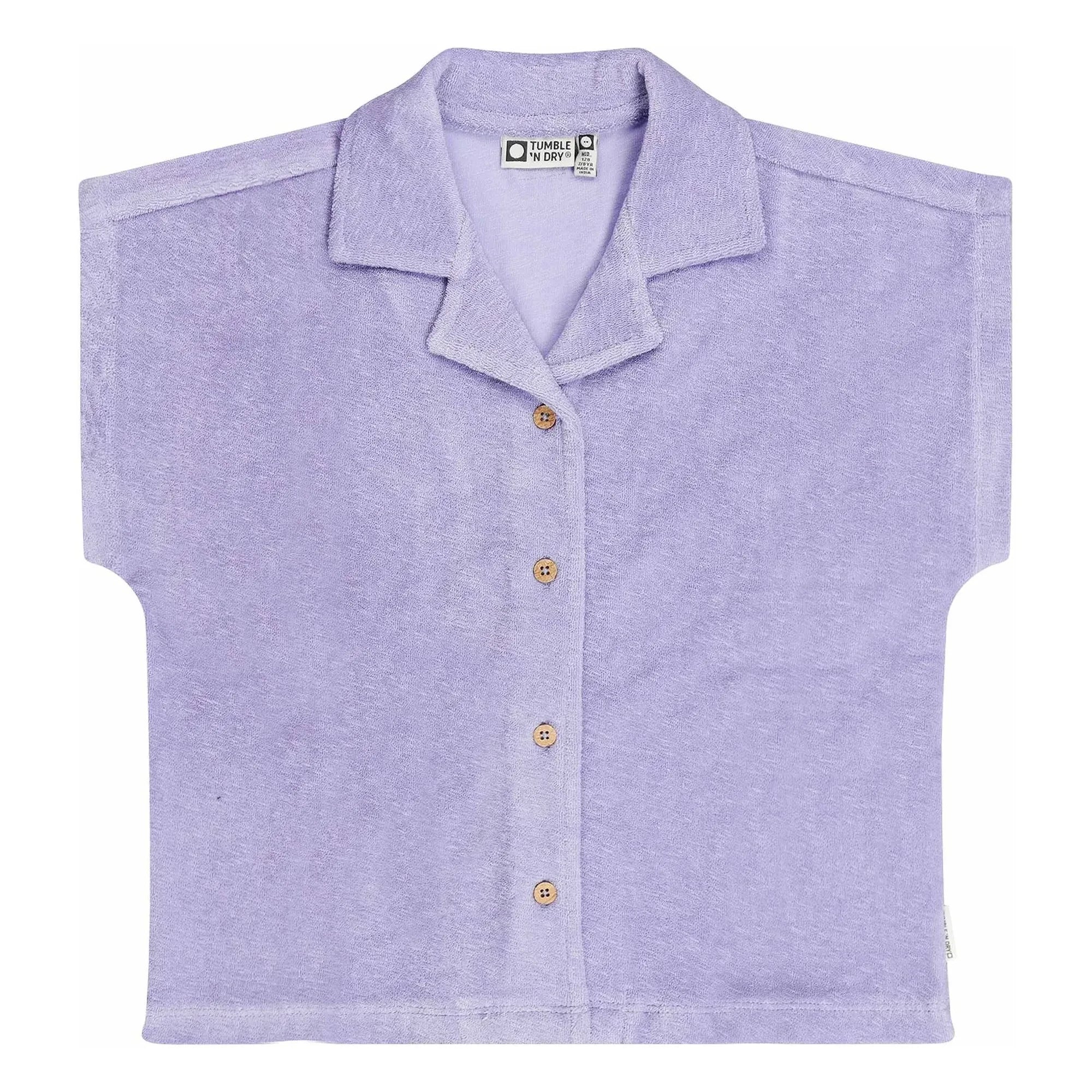 Tumble N'Dry – Jilie Deux Handtuchhemd aus Bio-Baumwolle | Lavendel