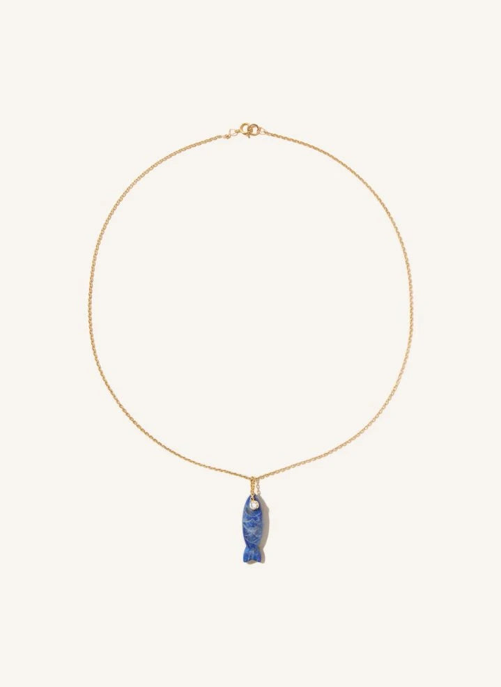 Camille Colette Studio - Isola Lapis Lazuli Halskette | Mehrfarbig