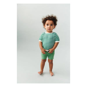 FUB - Chiné Bio-Baumwollstrickshorts | Grün