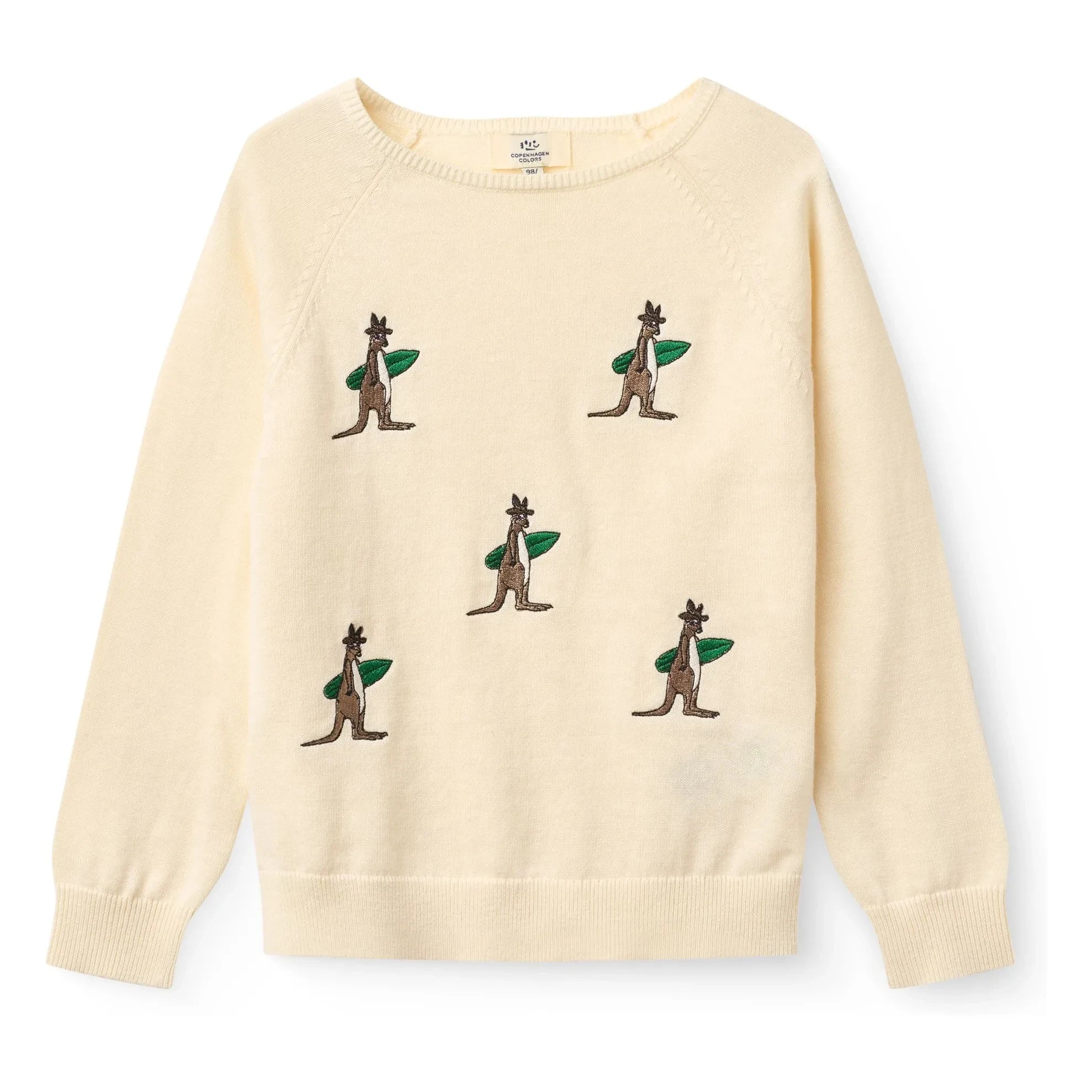 Copenhagen Colors - Kangaroos Pullover aus Bio-Baumwolle | Creme