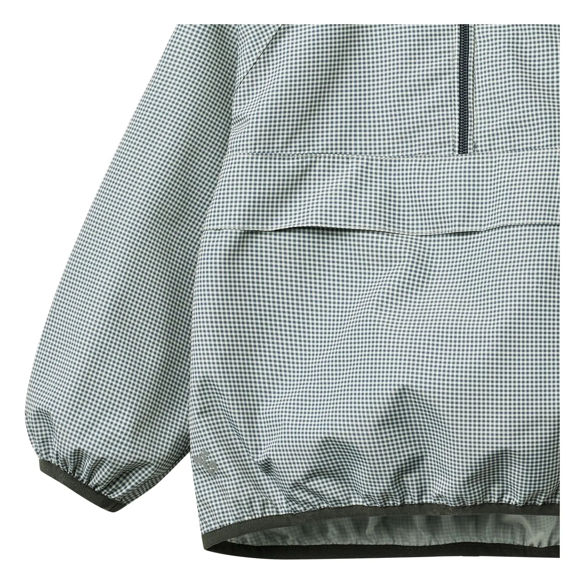 Weizen - Skyen Carreaux Recycelte Faserjacke | Himmelblau