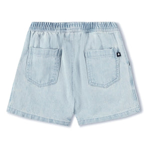 Molo - Denim Shine Bio-Baumwoll Shorts | Hellblau