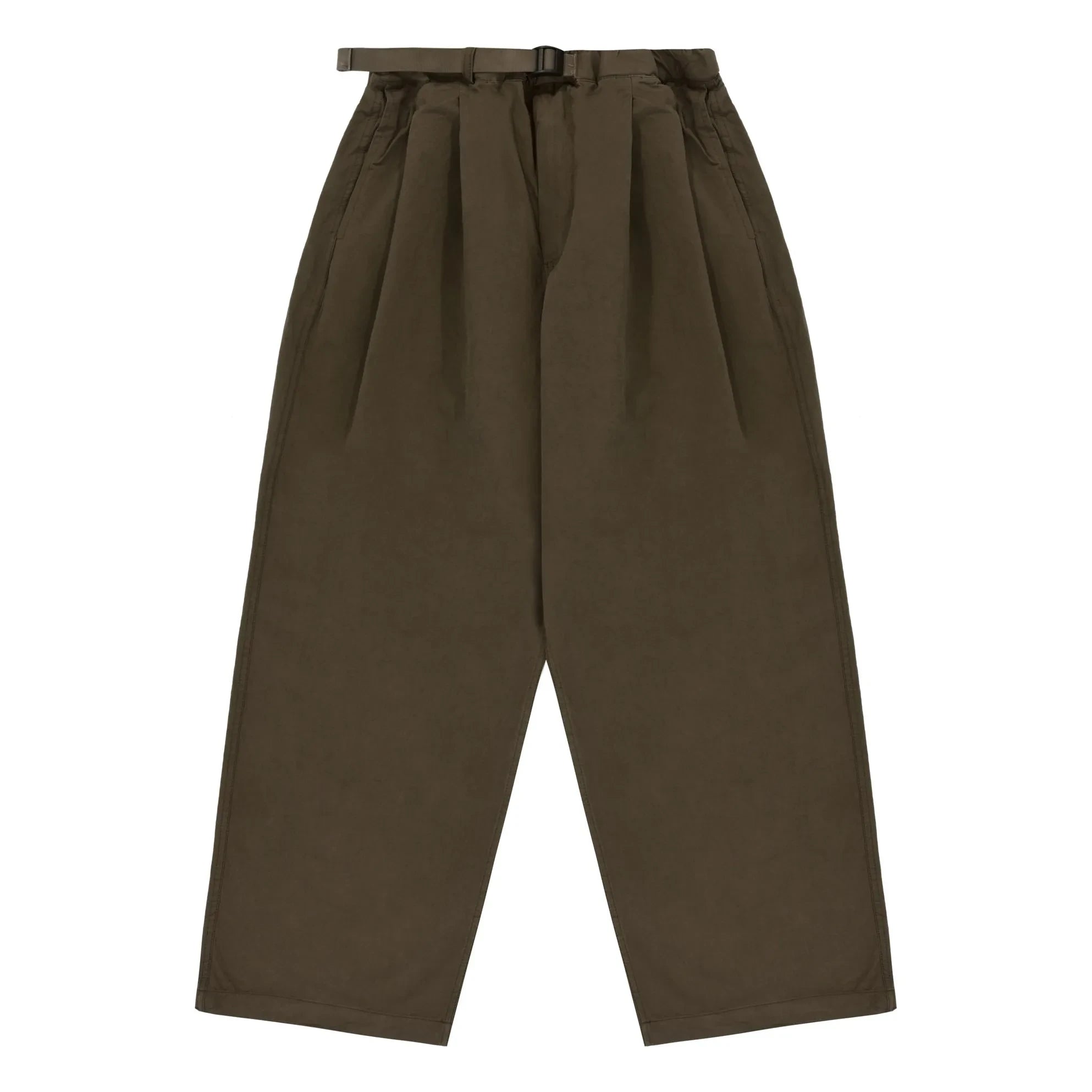 Kappy - Zweinervige Weite Hose | Braun