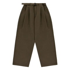 Kappy - Zweinervige Weite Hose | Braun
