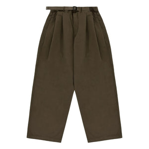 Kappy - Zweinervige Weite Hose | Braun