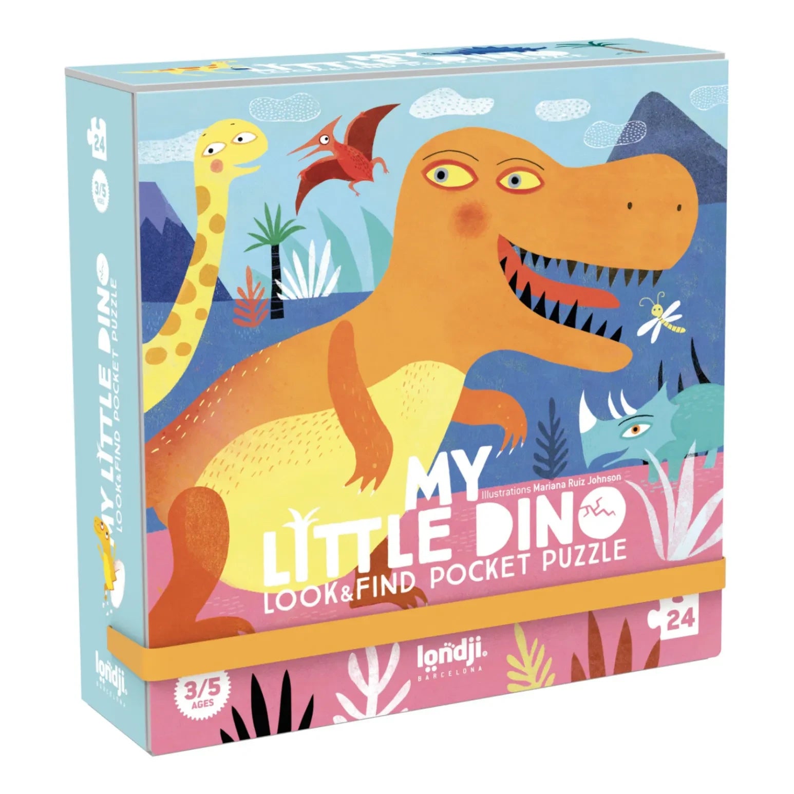 Londji - Mein kleines Dinosaurier-Puzzle - 24 Teile