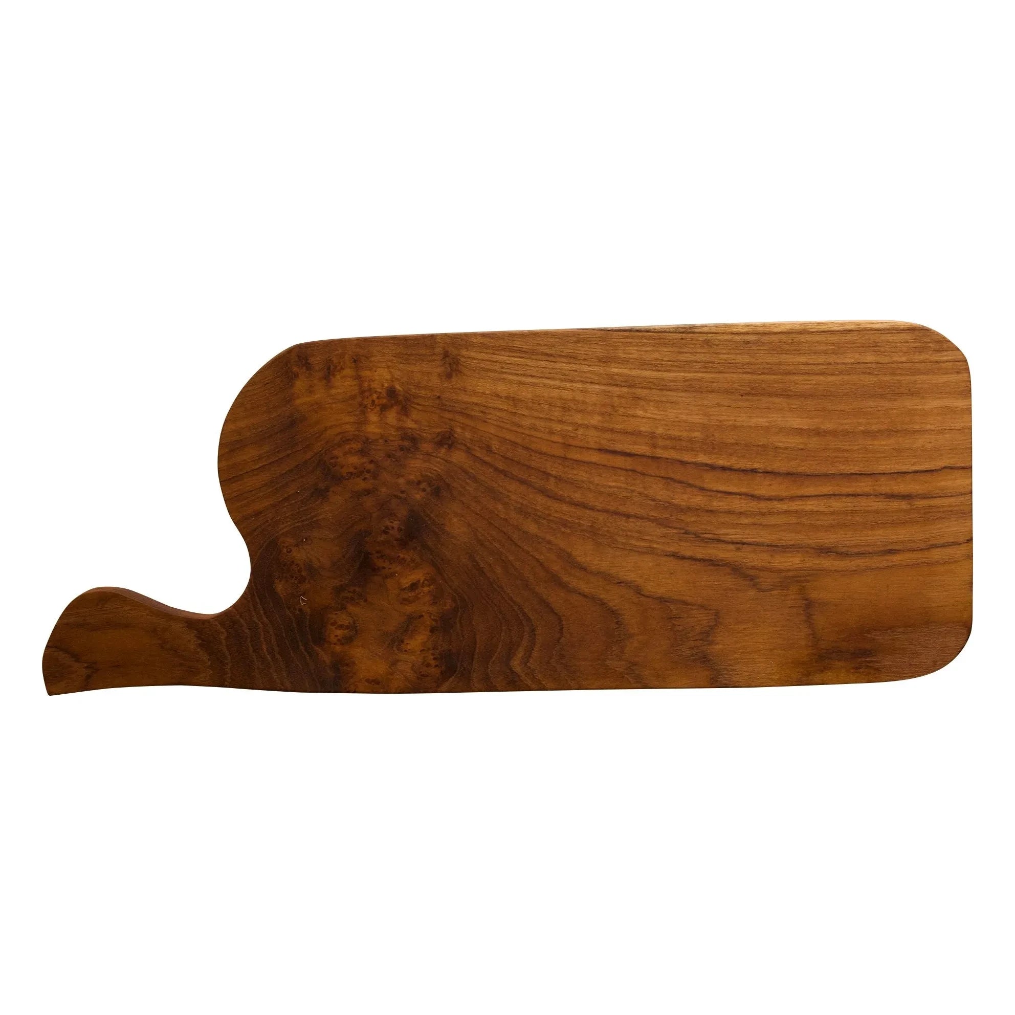 Woodmata - Teak-Schneidebrett mit Griff | Teak