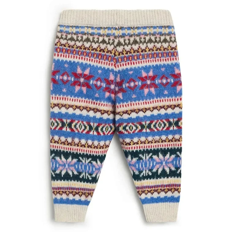 die neue Gesellschaft - Caia Jacquard Leggings, hergestellt aus recycelten Fasern | Blau