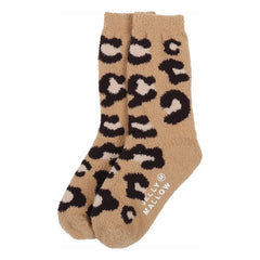 Jelly Mallow - Leoparden-Tarry-Socken 2 Paar | Beige