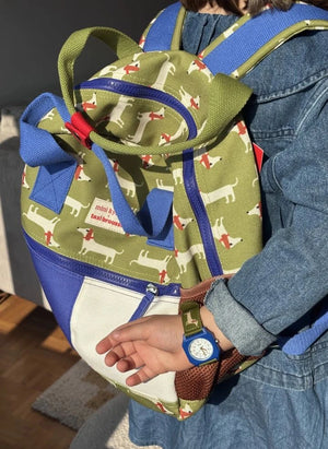 Mini Kyomo - Dackel Rucksack - Mini Kyomo x Taxi Brousse | Khaki