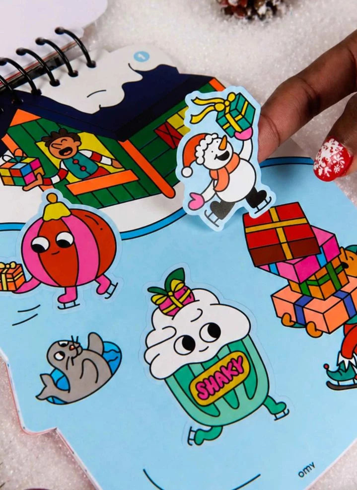 Omy - Weihnachtssticker-Activity-Buch